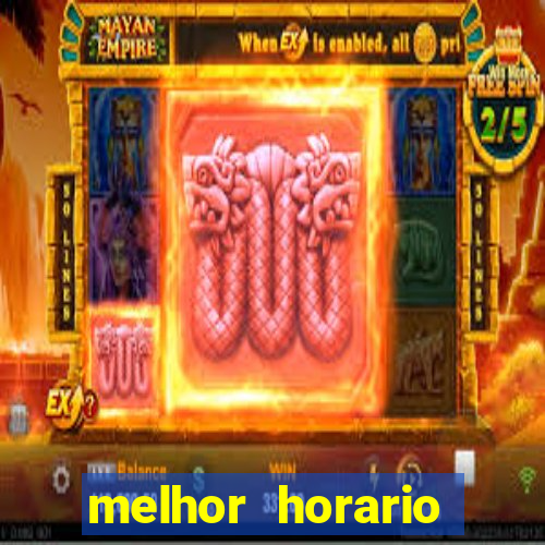 melhor horario fortune rabbit